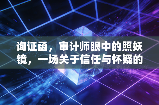 询证函,审计师眼中的照妖镜,一场关于信任与怀疑的终极博弈