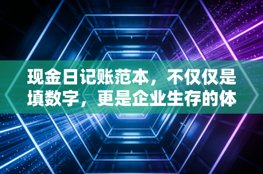 现金日记账范本,不仅仅是填数字,更是企业生存的体检表