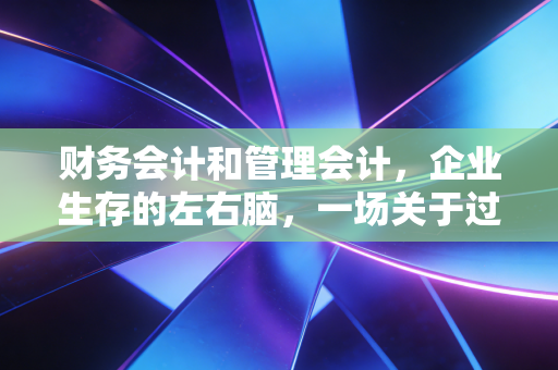 财务会计和管理会计，企业生存的左右脑，一场关于过去与未来的博弈