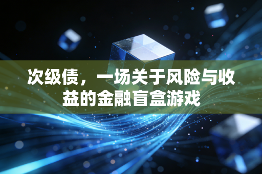 次级债，一场关于风险与收益的金融盲盒游戏
