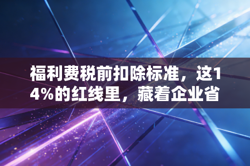 福利费税前扣除标准,这14%的红线里,藏着企业省钱与避险的大学问