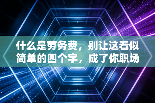 什么是劳务费,别让这看似简单的四个字,成了你职场路上的隐形坑