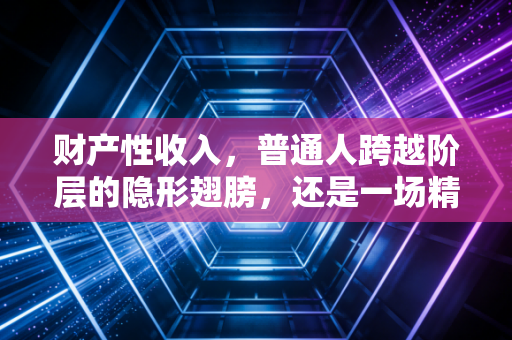 财产性收入,普通人跨越阶层的隐形翅膀,还是一场精心设计的财富幻觉?