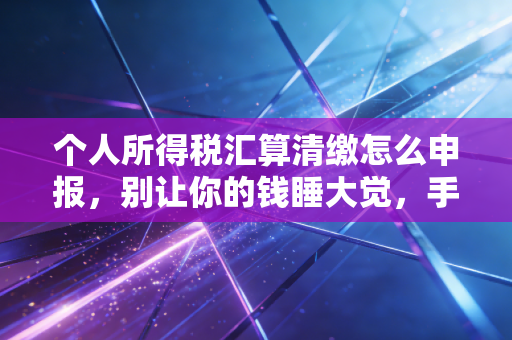个人所得税汇算清缴怎么申报，别让你的钱睡大觉，手把手教你搞定年度账单