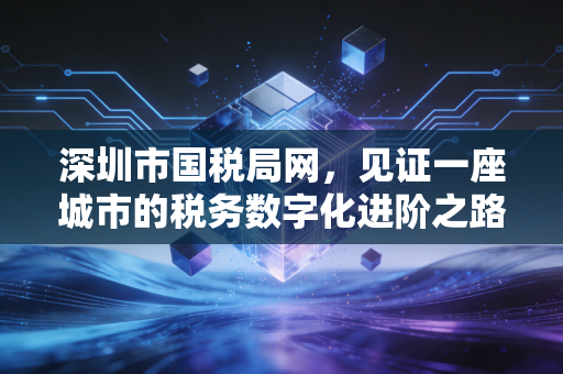 深圳市国税局网，见证一座城市的税务数字化进阶之路