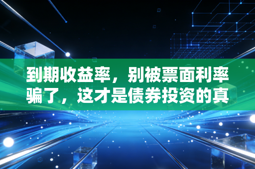 到期收益率,别被票面利率骗了,这才是债券投资的真实心跳