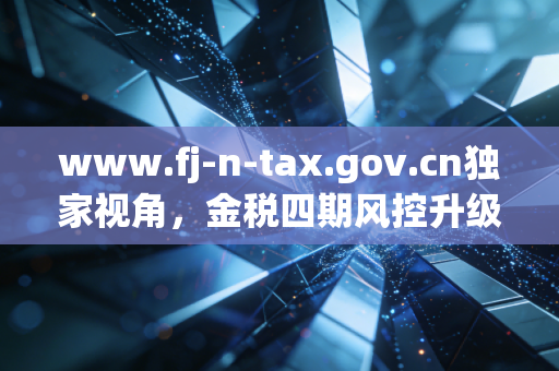 www.fj-n-tax.gov.cn独家视角，金税四期风控升级，会计人如何从账房先生转型为企业军师？