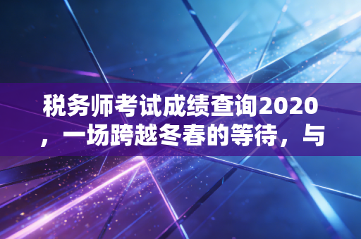 税务师考试成绩查询2020，一场跨越冬春的等待，与那些不为人知的备考故事