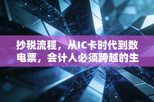 抄税流程,从IC卡时代到数电票,会计人必须跨越的生死线