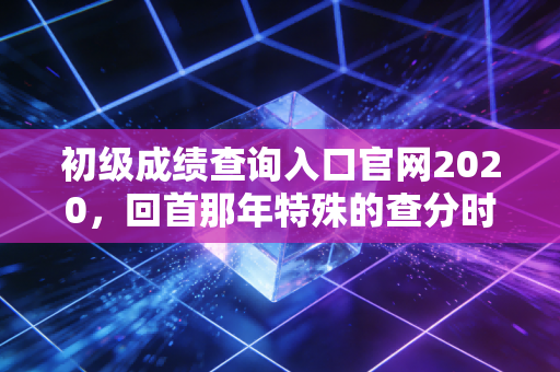 初级成绩查询入口官网2020，回首那年特殊的查分时刻，聊聊会计人的进阶之路