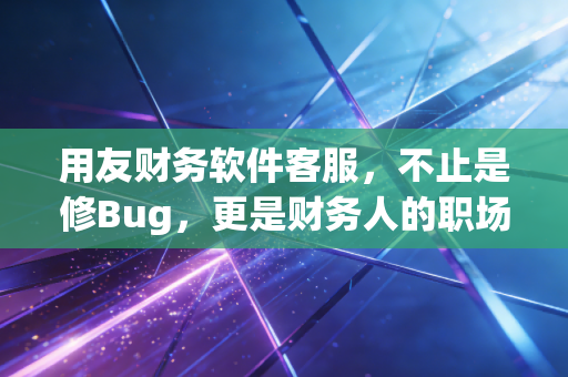 用友财务软件客服，不止是修Bug，更是财务人的职场心理按摩师