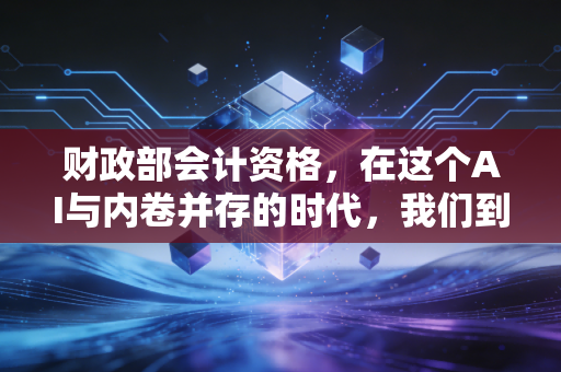 财政部会计资格，在这个AI与内卷并存的时代，我们到底为何而考？