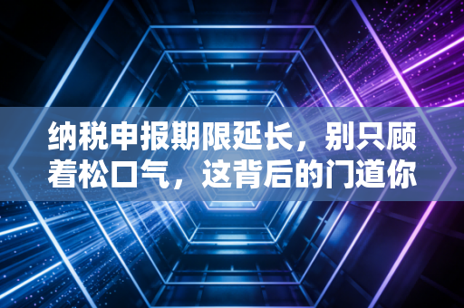 纳税申报期限延长，别只顾着松口气，这背后的门道你得懂