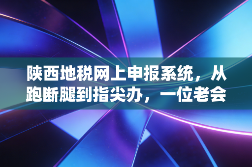 陕西地税网上申报系统,从跑断腿到指尖办,一位老会计的实操心得与深度观察