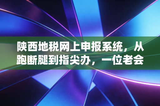 陕西地税网上申报系统,从跑断腿到指尖办,一位老会计的实操心得与深度观察