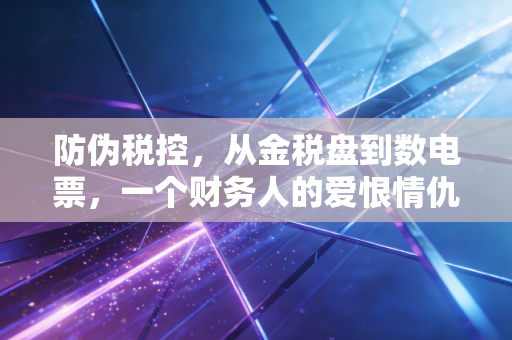 防伪税控,从金税盘到数电票,一个财务人的爱恨情仇与生存指南