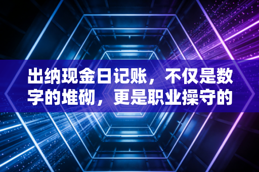 出纳现金日记账，不仅是数字的堆砌，更是职业操守的试金石