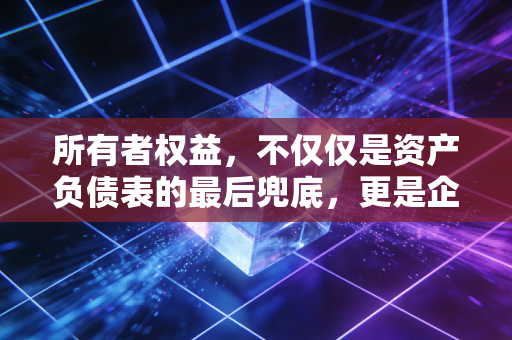 所有者权益,不仅仅是资产负债表的最后兜底,更是企业家的尊严与护城河
