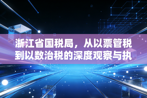 浙江省国税局，从以票管税到以数治税的深度观察与执业感悟