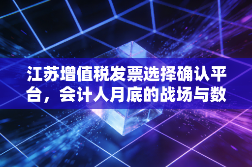 江苏增值税发票选择确认平台，会计人月底的战场与数字化生存实录