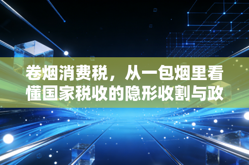 卷烟消费税,从一包烟里看懂国家税收的隐形收割与政策深意