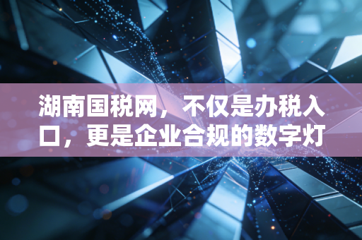 湖南国税网，不仅是办税入口，更是企业合规的数字灯塔