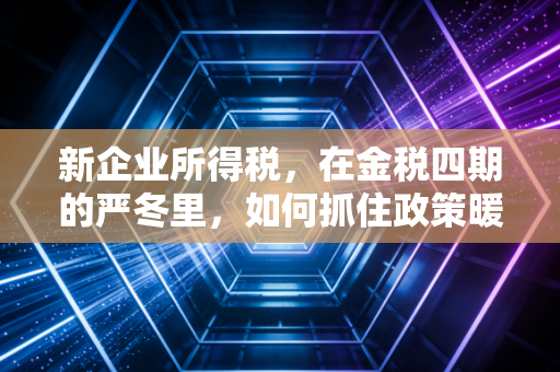 新企业所得税,在金税四期的严冬里,如何抓住政策暖阳的生存指南