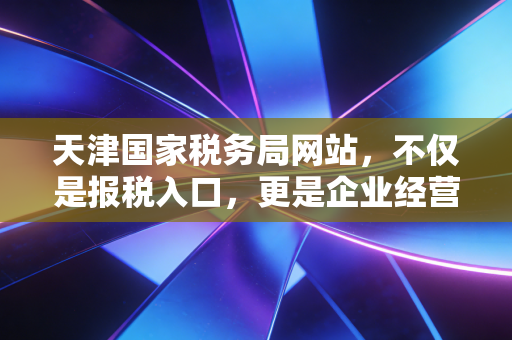天津国家税务局网站,不仅是报税入口,更是企业经营的避坑指南