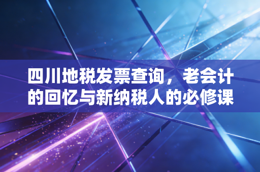 四川地税发票查询，老会计的回忆与新纳税人的必修课