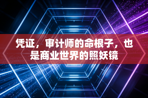 凭证,审计师的命根子,也是商业世界的照妖镜