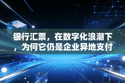 银行汇票，在数字化浪潮下，为何它仍是企业异地支付的定海神针？