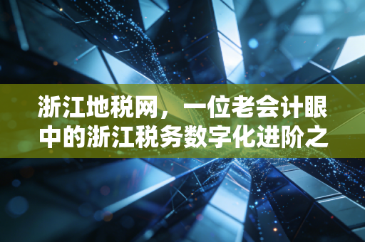 浙江地税网,一位老会计眼中的浙江税务数字化进阶之路