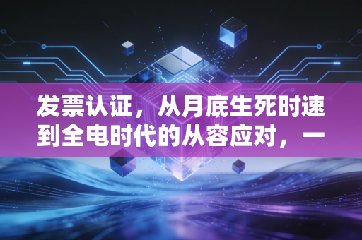 发票认证,从月底生死时速到全电时代的从容应对,一位老财务的心里话