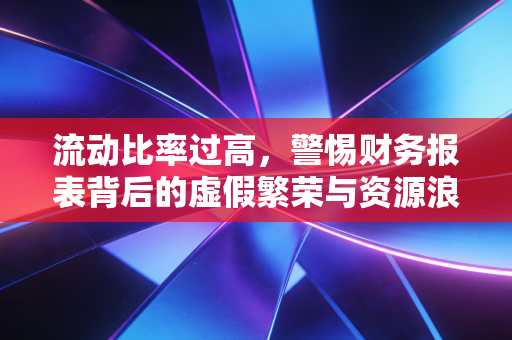 流动比率过高,警惕财务报表背后的虚假繁荣与资源浪费