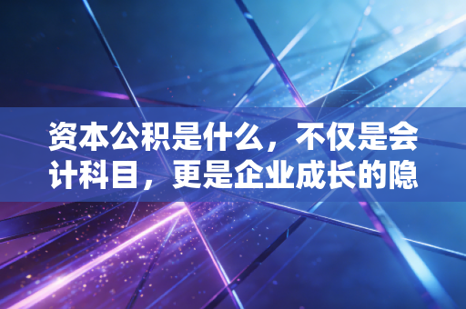 资本公积是什么，不仅是会计科目，更是企业成长的隐形钱包