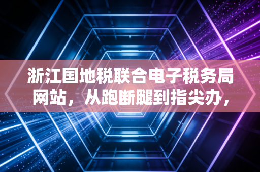 浙江国地税联合电子税务局网站,从跑断腿到指尖办,一位资深CPA的深度体验与思考