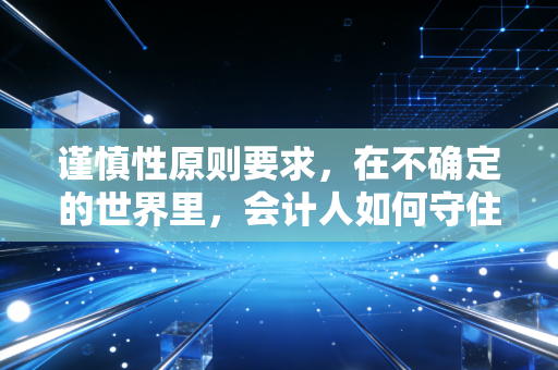 谨慎性原则要求，在不确定的世界里，会计人如何守住最后的底线