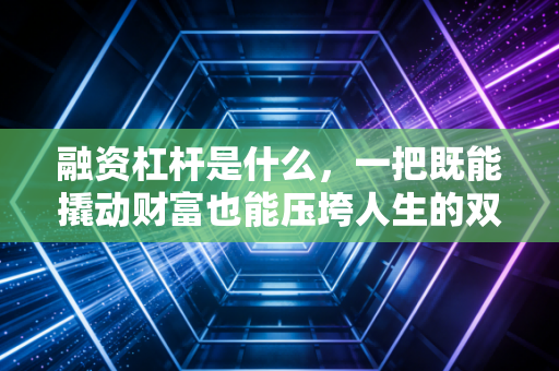 融资杠杆是什么,一把既能撬动财富也能压垮人生的双刃剑