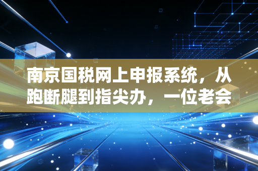南京国税网上申报系统，从跑断腿到指尖办，一位老会计的数字化生存实录