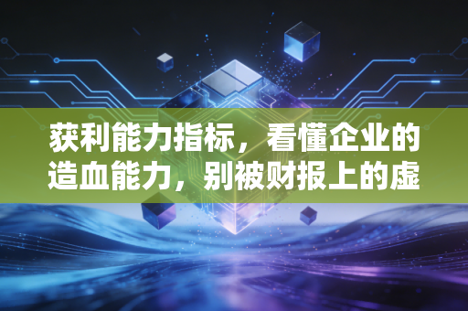 获利能力指标,看懂企业的造血能力,别被财报上的虚胖迷了眼
