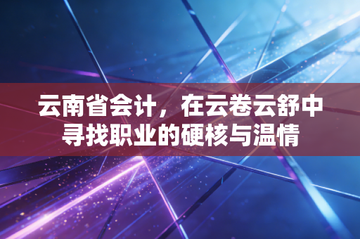 云南省会计，在云卷云舒中寻找职业的硬核与温情