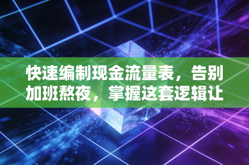 快速编制现金流量表，告别加班熬夜，掌握这套逻辑让你事半功倍