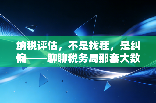 纳税评估，不是找茬，是纠偏——聊聊税务局那套大数据算法背后的逻辑与应对