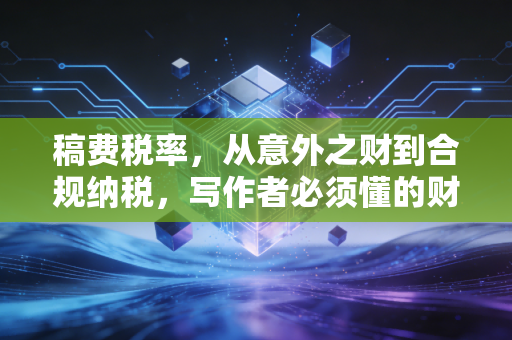 稿费税率,从意外之财到合规纳税,写作者必须懂的财税常识