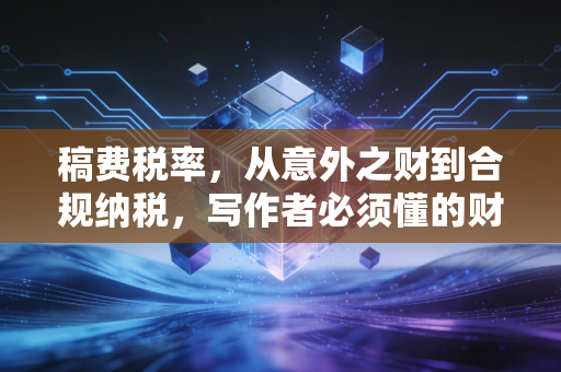 稿费税率，从意外之财到合规纳税，写作者必须懂的财税常识
