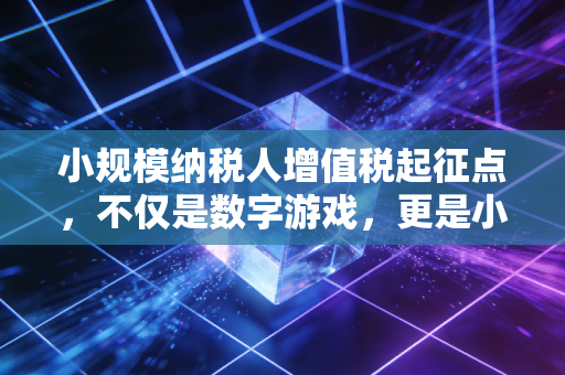 小规模纳税人增值税起征点,不仅是数字游戏,更是小微企业生存的晴雨表