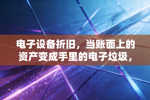 电子设备折旧，当账面上的资产变成手里的电子垃圾，财务人该如何面对技术的无情？