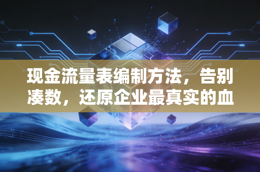 现金流量表编制方法，告别凑数，还原企业最真实的血液流动