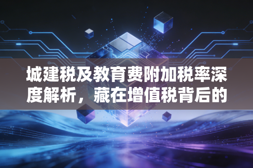 城建税及教育费附加税率深度解析，藏在增值税背后的隐形税与企业生存智慧