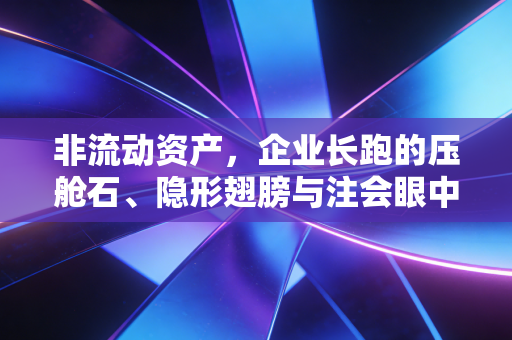 非流动资产，企业长跑的压舱石、隐形翅膀与注会眼中的时间玫瑰